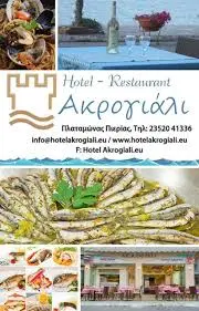 ΞΕΝΟΔΟΧΕΙΟ ΕΣΤΙΑΤΟΡΙΟ HOTEL AKROGIALI ΠΛΑΤΑΜΩΝΑΣ ΠΙΕΡΙΑ